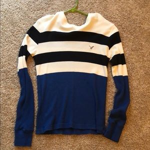 American Eagle waffle sweater
